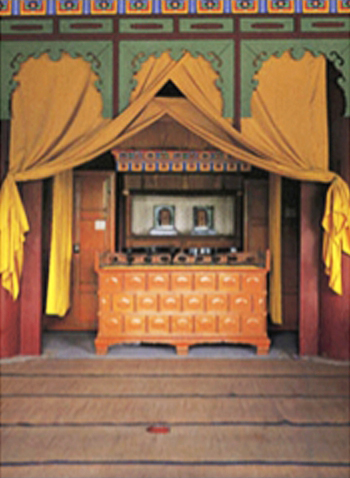 종묘 정전의 감실 이미지